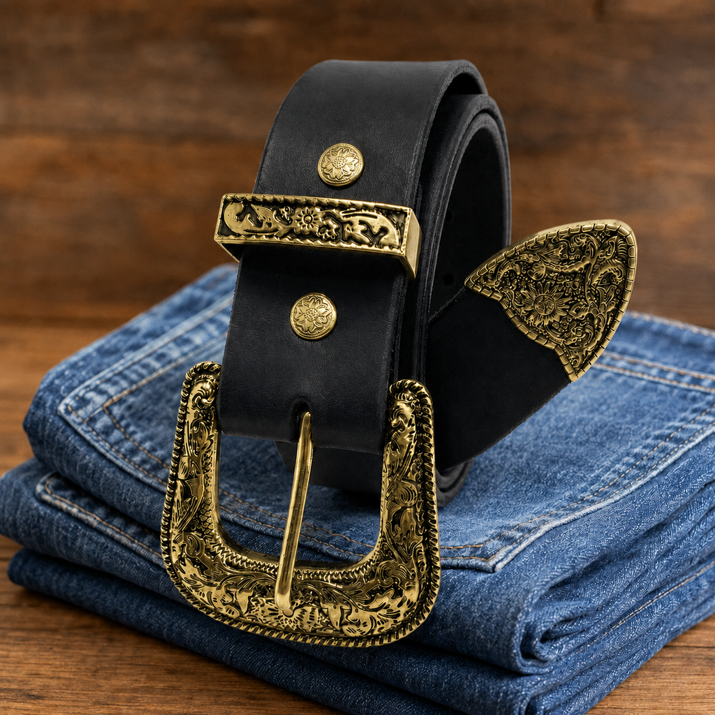 Black / Gold Buckle
