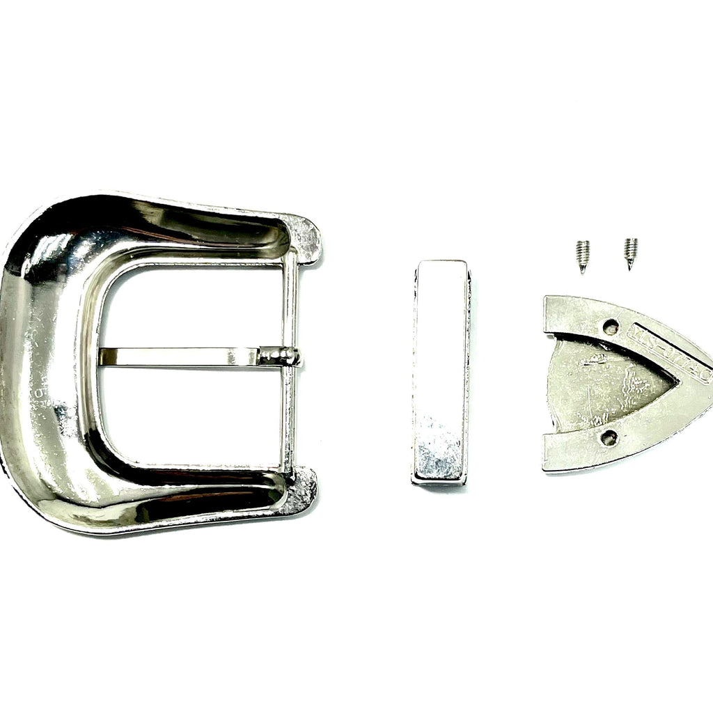 Western Cowboy Buckle Set — 1" or 1.5" Belts, Antique Gold or Nickel