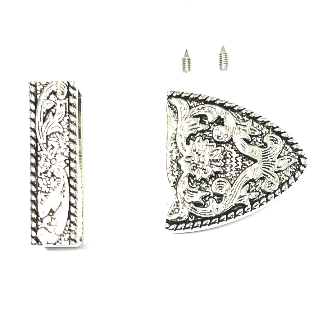 Western Cowboy Buckle Set — 1" or 1.5" Belts, Antique Gold or Nickel