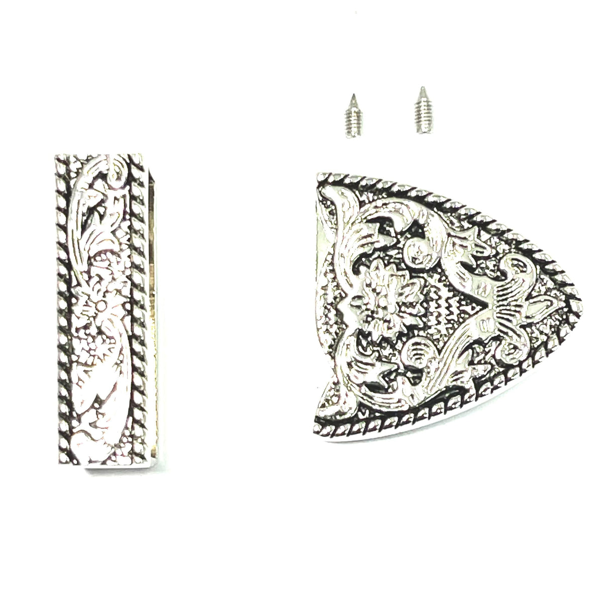 Western Cowboy Buckle Set — 1" or 1.5" Belts, Antique Gold or Nickel