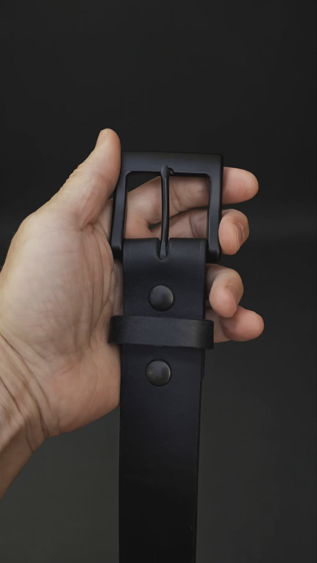 Black English Bridle belt video